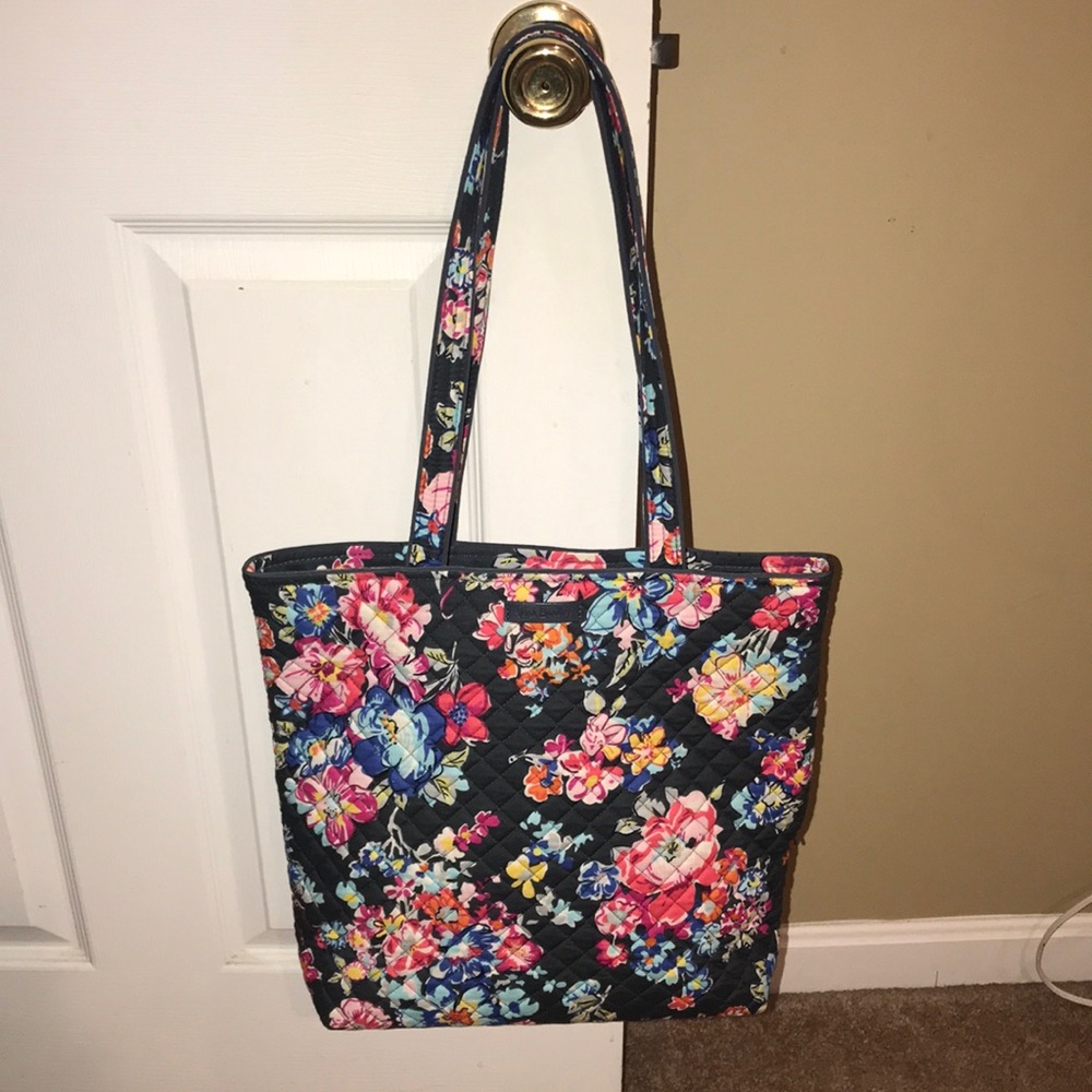 Vera Bradley Pretty Posies Iconic Tote